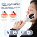 Anti-Wrinkle Skin Iron Facial Lifting Device Photorejuvenation Warm Compress Mouisture Nano Spray Vibration Massage Beauty Iron