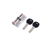 Locksmith Training Lock Set 7pcs Transparent Lock for LockPick Practice for Beginner