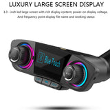 Vehicle Wireless Fm Transmitter Vehicle USB Bluetooth Adapter For Car FM Transmitter Usb Port Car Charger Auto Dropshipping
