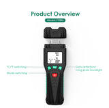 FY886 Wood Moisture Meter Hygrometer Timber Damp Detector Tree Density Digital Wood Humidity Tester Timber Damp Detector