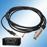 10FT Stereo Jack Microphone Audio Cord Cable 3 Pin XLR Connector Female To 3.5mm Male Microphone Cables Microphone Accessories