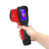 IR Thermal Imager Infrared Thermal Imaging Camera 3.2-inch LCD Rechargeable Temperature Auto Tracking Free Focus Thermal Imager