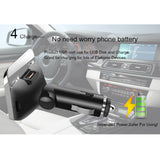Car FM Transmitter Bluetooth Car MP3 Large Screen Display Support TF Card U Disk USB Port Charging Auto Radio