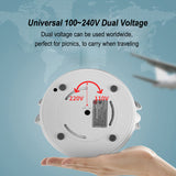 Foldable Electric Cooker 110V/220V Mini Multifunction Hot Pot Food Steamer Cooking Machine for Dormitory Noodle Cooker for Trave