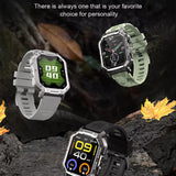 NX3 Smart Watch Men Bluetooth Call Rugged Outdoor Sport Smartwatch 1.83inch  Heard Rate Blood Pressure Health Monitoring