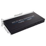 Vedio Connection Supplies Universal HDMICompatible Video Wall Controller Splitter 2X2 Universal Audio Video Accessories