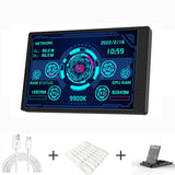 3.5in IPS Screen Monitor Type C Secondary Mini IPS Monitor Computer Free of AIDA64 IPS Full Viewing Angle RGB