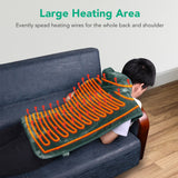 Body Shawl Heating Massage Pad Infrared Muscle Relieve Pain Health Care for Shoulder Back Legs Massager Car/Home Relaxation