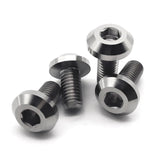Dropship-4Pcs M6 Titanium Screw for Bike Motorcycle Disc Brake Hex Socket Fasteners Modification Screws M6X15mm