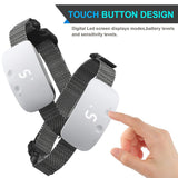 Anti Bark Dog Collar IP67 Electric Shock Vibration Beep No Barking Auto Training Collar For Dogs Rechargeable Dog Accessories