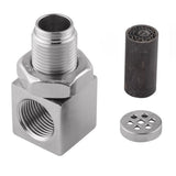 Universal O2 Oxygen Sensor Extender 90 Degree or 45 Degree 02 Bung Extension Catalytic Converter O2 Oxygen Sensor Spacer