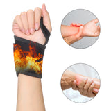 New Magnetic Therapy Treatment Self-Heating Wrist Support Brace Wrap Heated Hand Warmer Compression Pain Relief Wristband Belt