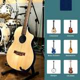 Acoustic Guitar Stand,Universal Metal Electric Guitar Stand, Folding A-Frame Bass Guitar Stand for Acoustic,Ukulele