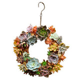 Wreath Frame Succulent Plant Festival Hanging Basket Party Flower Home Decorative Moon Shape Holder Cafe Wedding Iron Wire