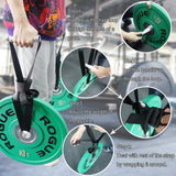 Heavy Duty Farmers Walk Straps Weightlifting Handle Straps for Barbell Plates Metal Gym Handles Functional Exercise Equipment