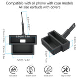 Mobile Phone Holder Replacement for Peloton Bike &amp; Bike+ Aluminium Cell Phone  &amp; Earphone Case Mount Tray  with Charging Slot