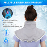 3 in 1 Hot Cold Therapy Pack Brace for Neck Shoulder Back Reusable Tight Muscles Joints Pain Relax Medical Grade Premium Backing
