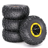 4PCS Remote Control Car Rubber Tires 2.2 In Iatable Wheel Rim Tyre Mini Tire Set RC Car Accessories For TRX4 SCX10 D90 90046