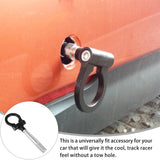 Aluminum Alloy Tow Hook Front and Rear Bumper Replacement Tow Hook Special modified trailer hitch auto tool accessories