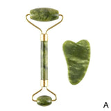 Natural Jade Beauty Device Jade Roller Dual-purpose Massage Roller Jade Face Beauty Tool