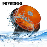 5.2x4.7" Inch Dome 18 LED Construction Vehicle Car Warning Strobe Light Flashing Lights Truck Emergency Light 12-24V Waterproof