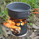 Outdoor Camping Cooking Kit  Aluminum Camping Cookware Set Water Kettle Pan Pot Travelling Hiking Picnic BBQ Tableware Equipment