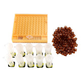 1 Set Bee Tools Cages King Queen Rearing Cup Complete kit Beekeeping Catcher Box Cell Breeding Grafting Box Apicultura Equipment