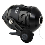 JG 25 Fishing Reel Slingshot Compound Bow Hunting Speed Ratio 3.3:1 Closed Metal Coil Wheel 5# PE 40M Use with Wristband Darts