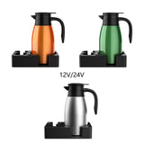 Car Kettle Boiler Temp Display Heater Hot Water Kettle for Tea Milk