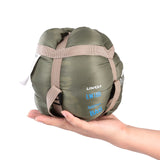 190*75cm Camping Envelope Sleeping Bag Ultralight Travel Mini Lazy Bags With Compression Bag Equipment Spring Autumn