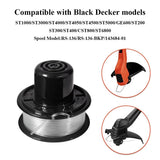 ST4000/ST4500 Weed Eater String For  Bump Feed Trimmer, Durable &amp; Easy To Install, 6-Pack, Part RS-136