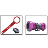 ELYON  BSA Bearing Bottom Bracket Screw Type 68/73 mm Bicycle Axis MTB Road Bike Aluminum Alloy Waterproof Crank Set Axis Parts
