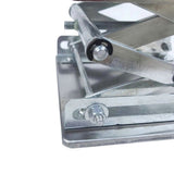 100x100mm Stainless Steel Lifter Router Plate Table Woodworking Machinery Engraving Laboratory Lifting Platform Carpentry Tool
