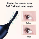 Electric Heated Eyelash Curler Rechargeable Lash Curler For Makeup Natural Curling Eye Lashe &amp; 24 Hours Long Lasting Beauty Tool