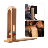 Leather Hand Stitching Fixture Wooden Leather Fix Clamp Leather Sewing Tool DIY Leathercraft Wood Clamp