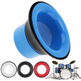 17.3 x 10 x 10cm 3 Colors Drum Bottom Microphone Bass Loudspeaker Drum Accessories Bass Hole Protection Percussion Spare Parts