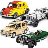 Technical Series Mechanical Beetles Car Model Building Blocks City Vintage Classic Vehicle MOC Bricks Educa Toys Boys Adult Gift