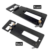 Woodworking Track Saw Square Guide Rail Clamp Right Angle Positioning Plate 90 Degree Angle Stop for Festool and Makita Rails