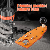 Woodworking Edge Cutter Board Carpenter Trimmer Router Bases Flip Plate Engraving Milling Machine Table Chamfering Accessories