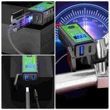 1pc Practical Nice 4.8A Motorcycle USB Charger Modified Part Mobile Phone Charger
