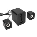 USB Desktop Computer Speaker Dynamic RGB Backlight Laptop Speaker with Subwoofer USB DC 5V for Music Movies Gaming