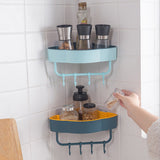 Bathroom Accessories Bathroom Shelves Shelf Storage Rack Punch-Free Shower Kitchen Accessories Wall Storage Organizer Rack