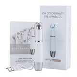 Pastsky Electric Eye Massager Wand Pen Heat Vibration Anti-wrinkle Device for Dark Circles Puffiness Eye Fatigue Face Skin Care