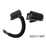 1 Set 94 Pin Automotive EDC17 Computer Board Common Rail Connector Plug With Wiring Harness For Weichai Xichai J6