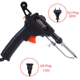 110V/220V 60W US/EU Automatically Send Tin Gun Hand-held Internal Heating Soldering Iron Solder Welding Repair Tool