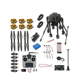 DIY T850 850mm 6-Axle Carbon Fiber Frame Kit 4108 380KV Brushless Motor 40A ESC AT10 Radio W/ 2-Axle Assembled Brushless Gimbal