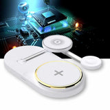 New  5 in 1 Wireless Charger For IPhone 14 13 and Apple Watch Fast Charging Station Stand for Airpods Pro iWatch 7 6 Samsung