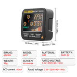 Smart Socket Tester Digital AC Voltage Tester Ground Zero Electric Circuit Detector Line Plug Polarity Phase Pro EU/US/UK/AU
