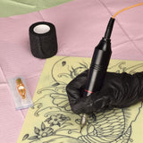 Tattoo Pen Kit Cartridge Rotary Tattoo Kits Complete Color Inks Gloves for Beginners Professional Tattoo Machine Tool