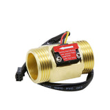 B10 G1" 1inch Water Diesel Brass Hall Effect Turbine Water Flow Sensor Turbine Flowmeter 2-50L/min